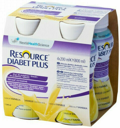 Resource Diabet Plus Vanilka 4x200ml porovnat ceny