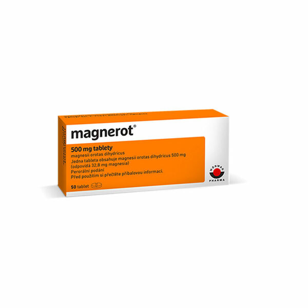 MAGNEROT 500 mg 50 tablet porovnat ceny