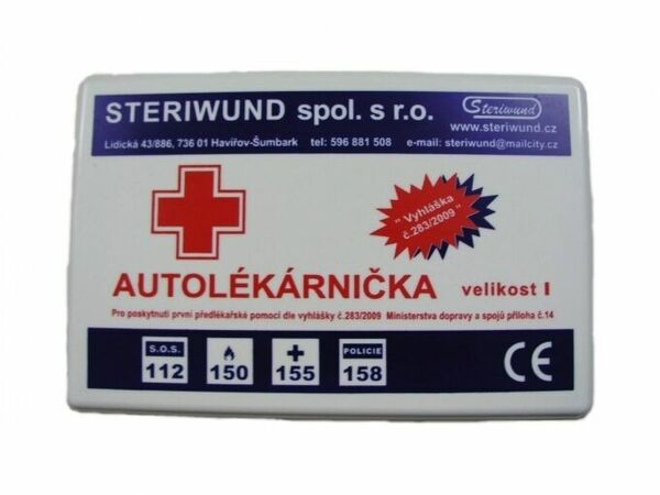 Autolékárnička plast vyhl.č.182/2011 Steriwund porovnat ceny