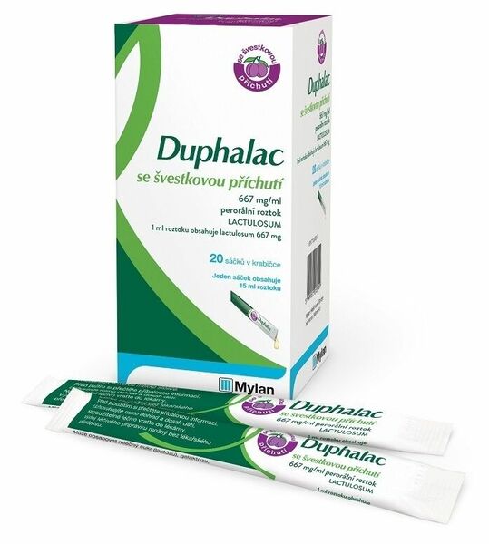 Duphalac švestkovou příchutí 667mg/ml 20 sáčků porovnat ceny