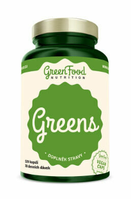 GreenFood Nutrition Greens 120cps porovnat ceny