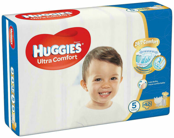 HUGGIES Ultra Comfort Jumbo vel.5 12-22kg 42ks porovnat ceny