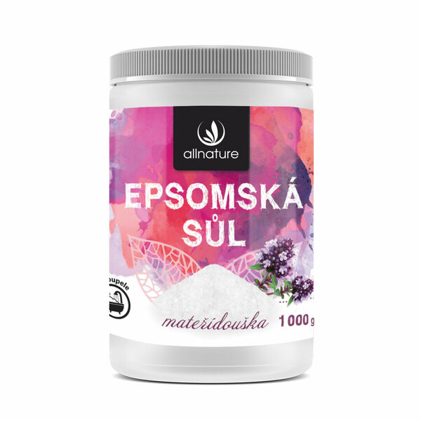 Allnature Epsomská sůl Mateřídouška 1000g porovnat ceny