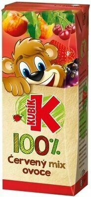 Kubík 100% červený mix ovoce 200 ml porovnat ceny