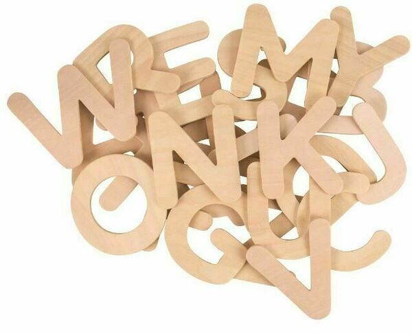 Bigjigs Toys Dřevěná abeceda velká písmena porovnat ceny