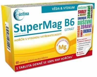 Astina SuperMag B6, 60 tabliet porovnat ceny