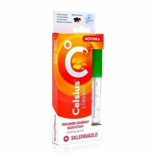 Teploměr lék.bezrtuť.CELSIUS Clas.NEW sklepávadlo porovnat ceny