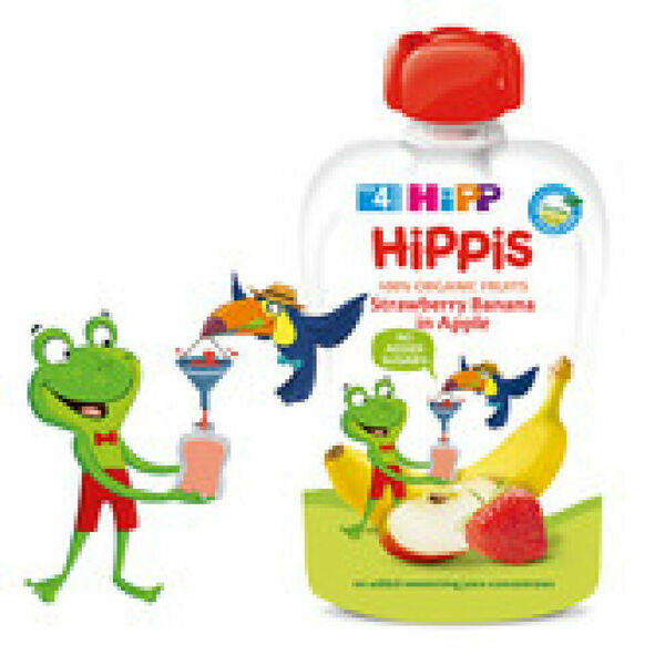 HiPP BIO 100% ovoce Jablko-Banán-Jahoda 100 g porovnat ceny