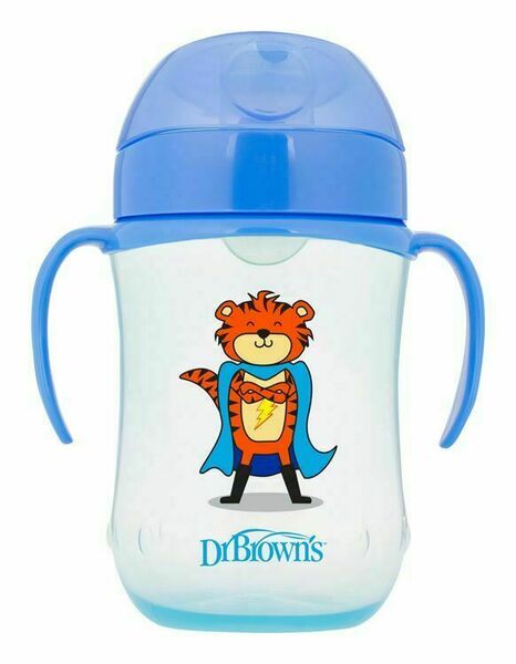 Dr.Browns Hrnek s měkkým náustkem 9m+ 270 ml 1 ks modrý porovnat ceny