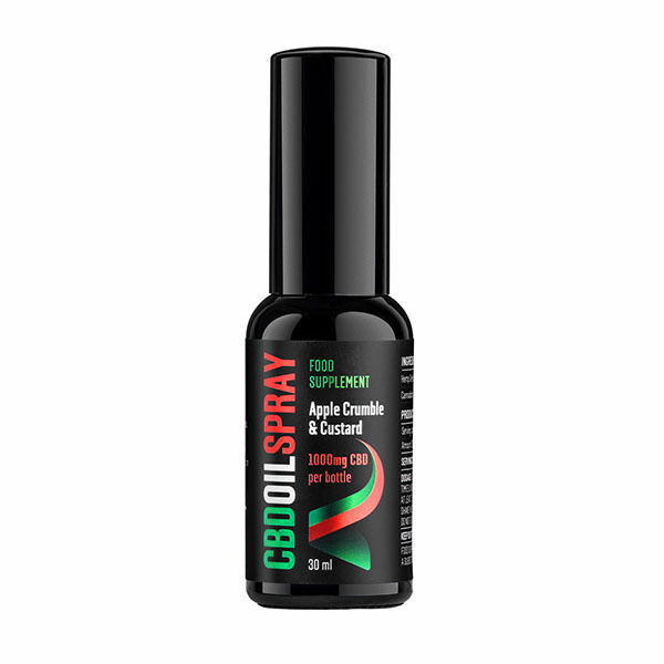 Reakiro CBD Olej ve spreji Jablečný koláč s pudinkem 10%, 30ml porovnat ceny