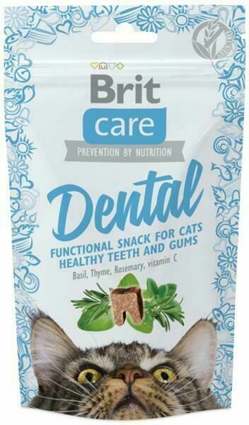 Brit Care Cat Snack Dental 50g porovnat ceny
