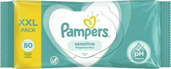Pampers ubrousky Sensitive XXL 80ks porovnat ceny