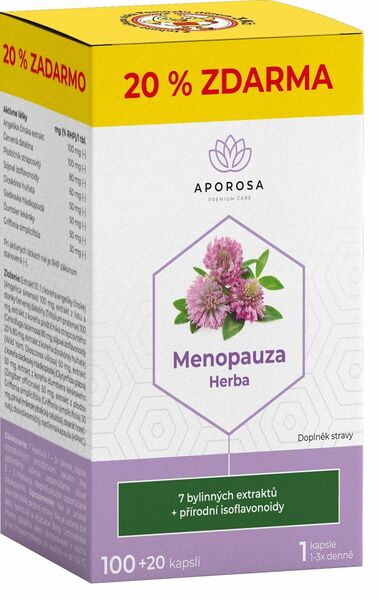 Aporosa Menopauza Herba, 100+20 kapslí porovnat ceny