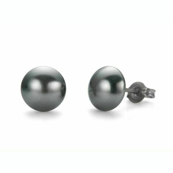 Náušnice Pearl Flat Midi dark grey porovnat ceny