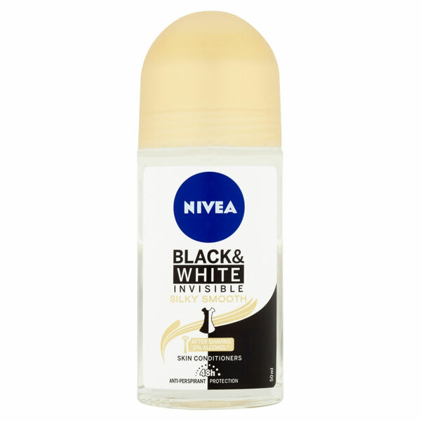 NIVEA Black & White Invisible Silky Smooth Kuličkový antiperspirant 50 ml porovnat ceny