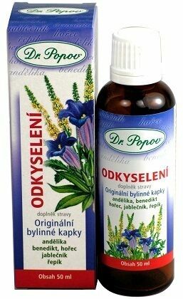Dr.Popov Kapky bylinné Odkyselení 50ml porovnat ceny