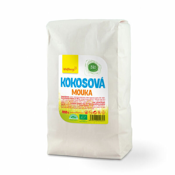 WOLFBERRY Kokosová mouka 1000 g BIO porovnat ceny