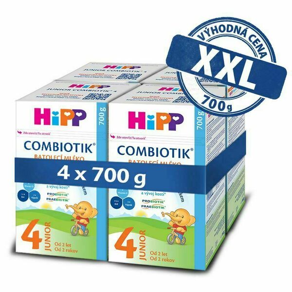 Hipp 4 Junior Combiotik 4x700 g porovnat ceny