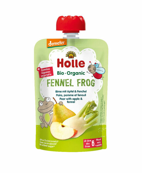 Holle Fennel Frog Bio pyré hruška jablko fenykl 100g porovnat ceny