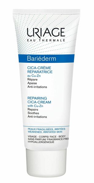 Uriage Bariéderm Regenerační krém s obsahem mědi a zinku 100 ml porovnat ceny