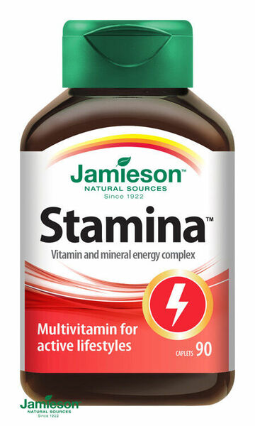 Jamieson Stamina komplex vitamínů a minerálů 90 tablet porovnat ceny