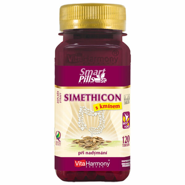 VITAHARMONY Simethicon s kmínem SmartPills 120 tobolek porovnat ceny