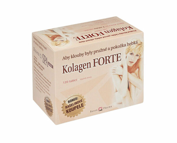 Rosen Kolagen Forte tablety 120 + 2 RosenSpa zelená rašelinová koupel porovnat ceny