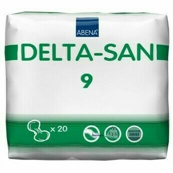 DELTA SAN NO. 9 PLENY ABSORPČNÍ, 2200ML, 20KS porovnat ceny