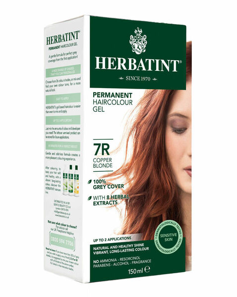 Herbatint Permanentní barva na vlasy měděná blond 7R, 150ml porovnat ceny