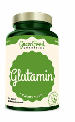 GreenFood Nutrition Glutamin 120cps porovnat ceny
