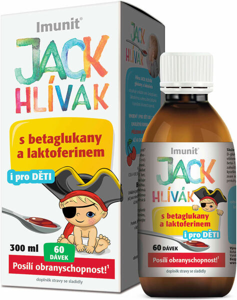 Hlíva JACK HLÍVÁK glukany + laktoferin sirup 300ml porovnat ceny