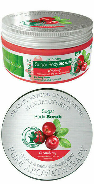 Naturalis cukrový peeling Brusinka 300g porovnat ceny
