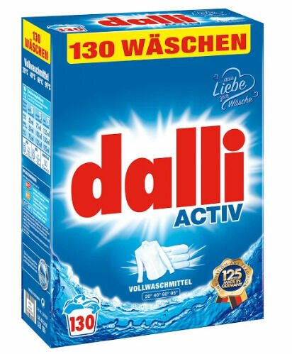 Dalli Activ Univerzální prací prášek 130 dávek, 8,45Kg porovnat ceny