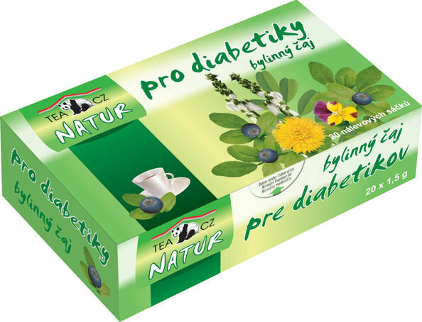 PANDA NATUR Bylinný čaj pro diabetiky 20x1.5g n porovnat ceny