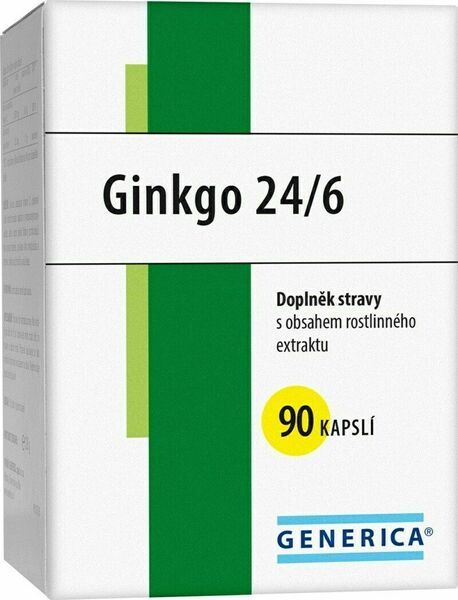 Generica Ginkgo 24/6 90 kapslí porovnat ceny