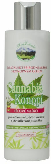 Herb Extract Zvláčňující tělové mléko konopí 200ml porovnat ceny