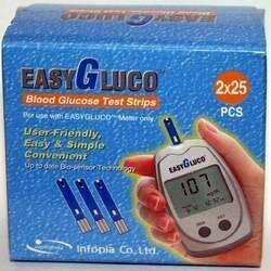 Meditest  Testovací proužky Easygluco 50ks porovnat ceny