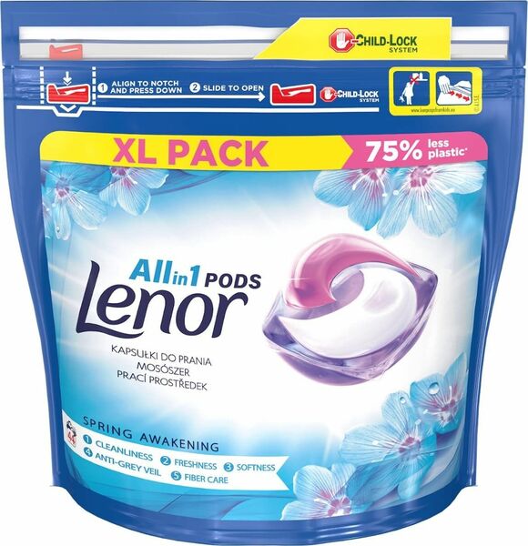 Lenor gelové kapsle All in 1 Spring Awakening 44ks porovnat ceny