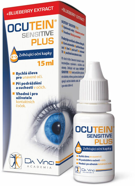 Ocutein Sensitive Plus oční kapky 15ml DaVinci porovnat ceny