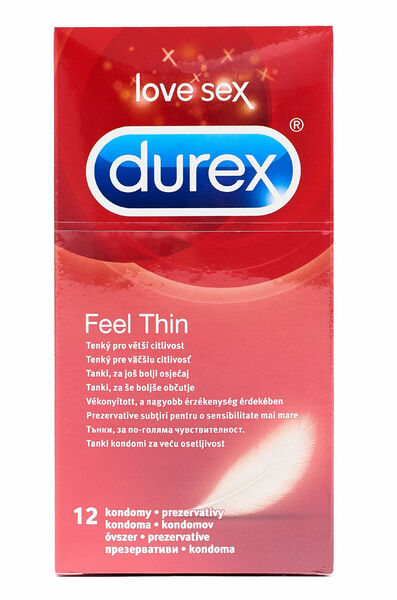 Durex Feel Thin kondomy 12 ks porovnat ceny