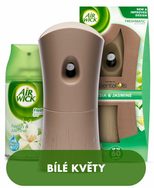 Airwick Automatický Spray komplet Bílé květy frézie 250ml porovnat ceny