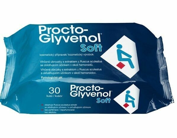 Procto-Glyvenol Soft - vlhčené ubrousky 30ks porovnat ceny