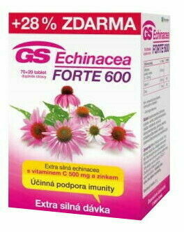 GS Echinacea Forte 600 70+20 tablet porovnat ceny