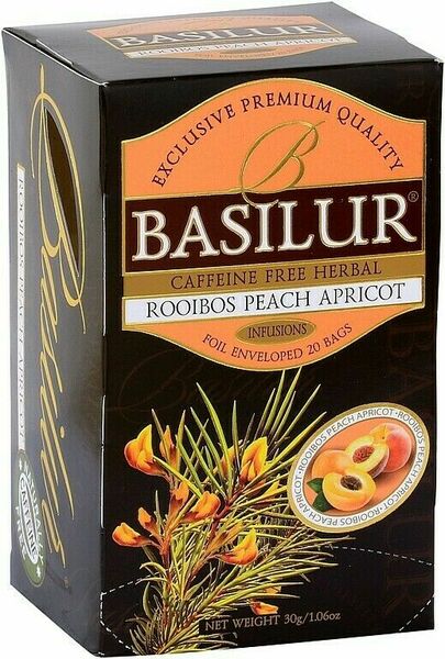 BASILUR Rooibos Peach Apricot 20x1,5g porovnat ceny