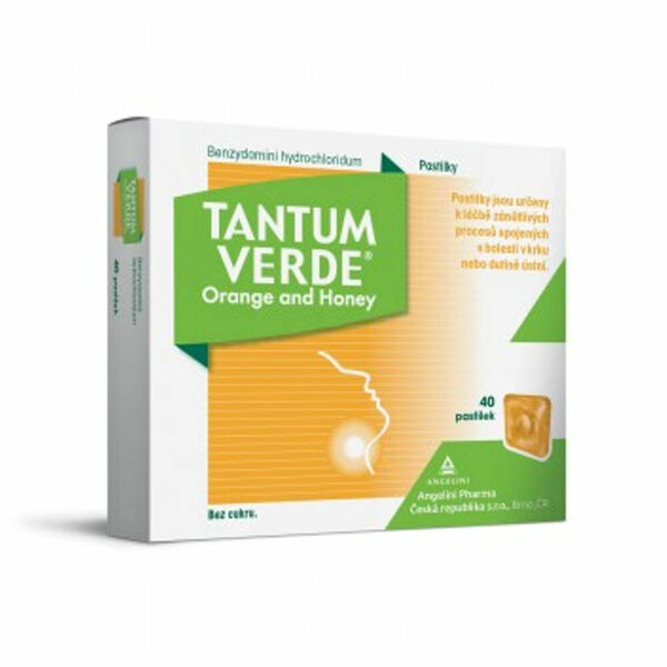 TANTUM VERDE Orange & honey 3 mg 40 pastilek porovnat ceny