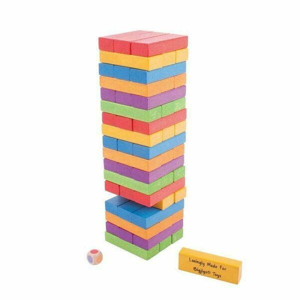 Bigjigs Toys Barevná Jenga porovnat ceny