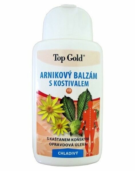 TOP GOLD Arnikový balzám s kostivalem- chladivý 200ml porovnat ceny