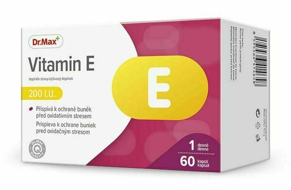 Dr.Max Vitamin E 200 I.U. 60 kapslí porovnat ceny