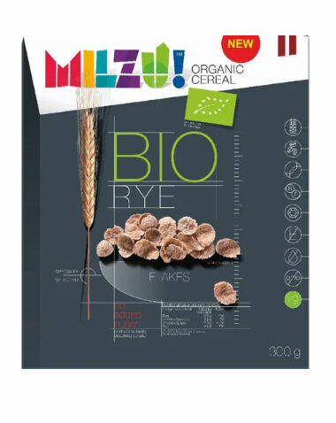 Milzu! BIO Žitné cereálie bez cukru 300g porovnat ceny