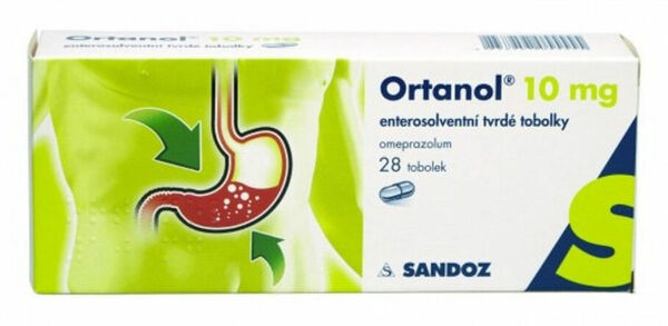 Ortanol 10 mg perorální orální tobolky enterosolventní tvrdá 28 ks porovnat ceny